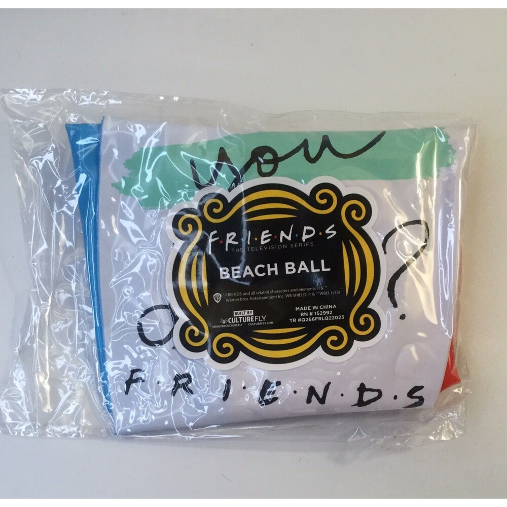 FRIENDS TV Show Inflatable Beach Ball Culturefly Exclusive Monica Rachel Ross